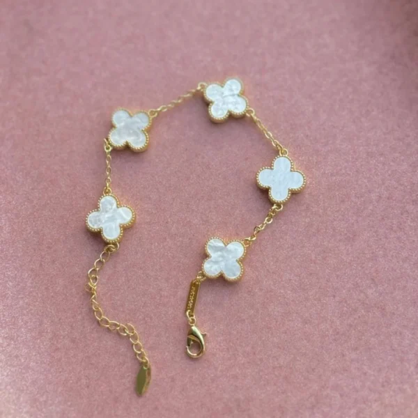 Pulsera Fleur de Nacre blanco